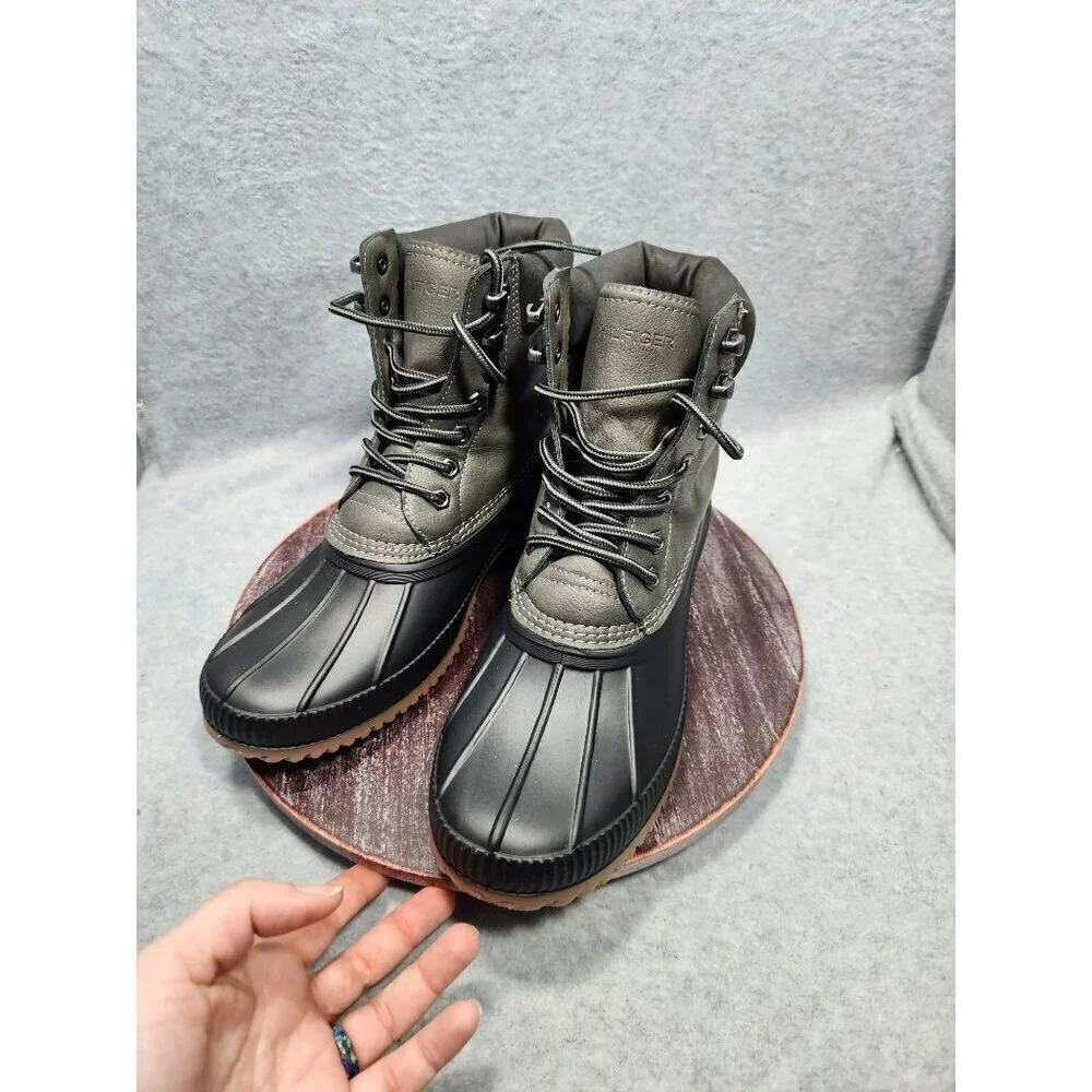 Tommy Hilfiger Mens Waterproof Duck Boots Size 8
